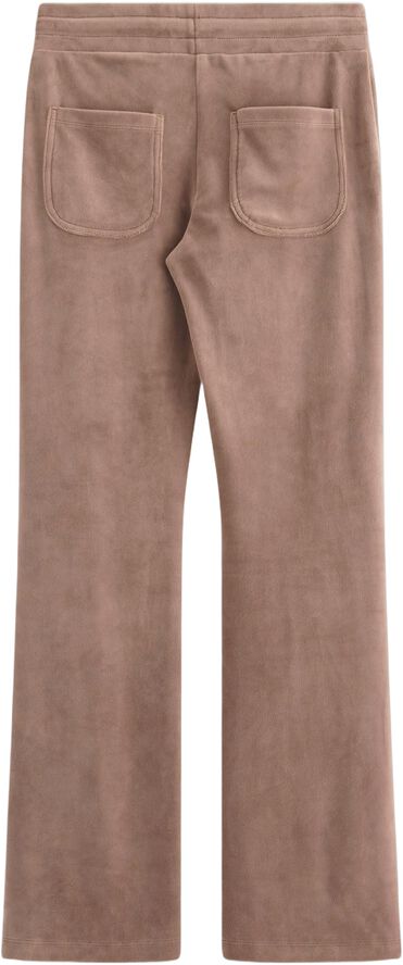 Soft jersey trousers in velour with
