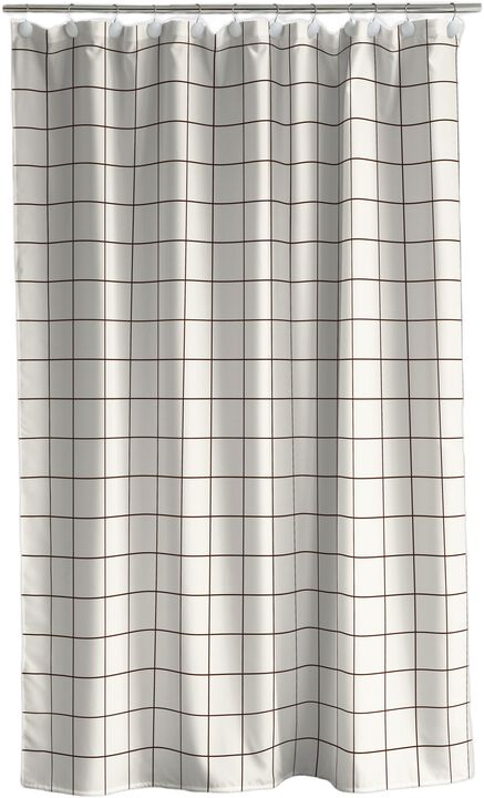 Duschdraperi 180x200 Vista Offwhite