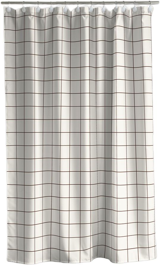 Duschdraperi 180x200 Vista Offwhite