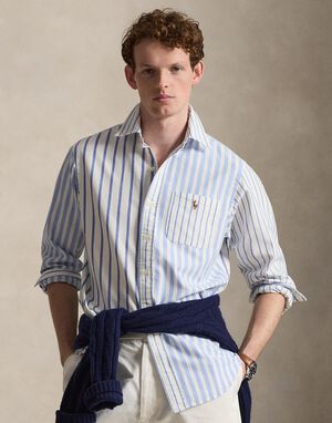 LT WT OXFORD-WVN-SHIRT
