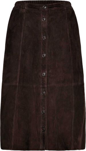 RWNellie Suede Midi Skirt