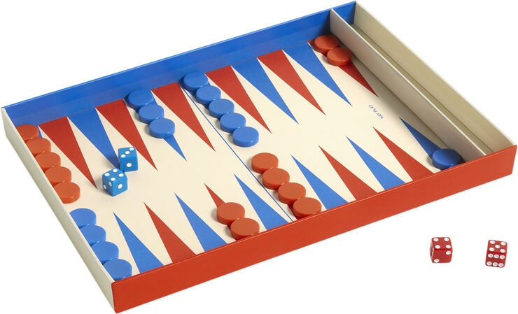 HAY PLAY-Backgammon-Off-white
