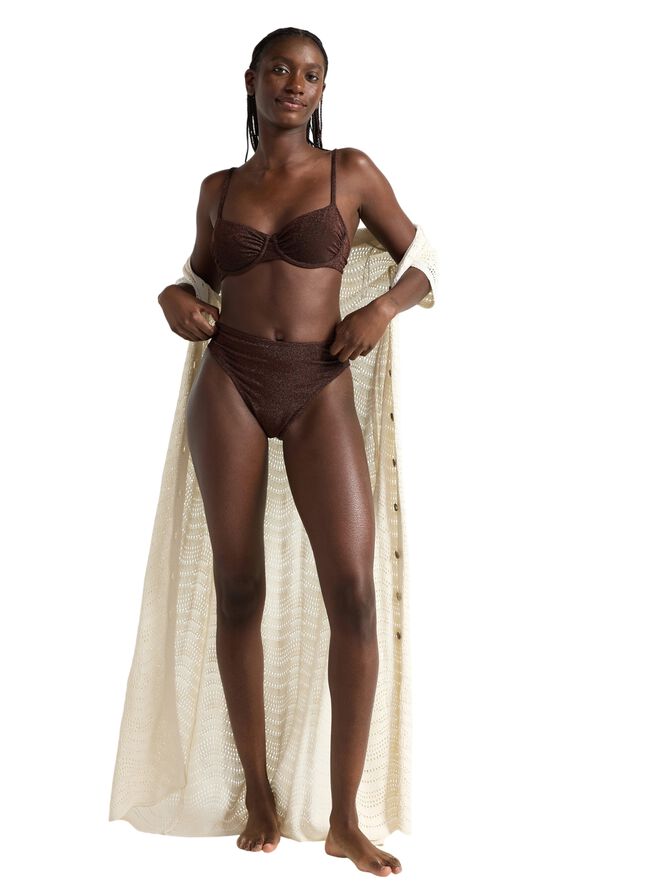 SENNA uvatteret bikini-bh med lurex