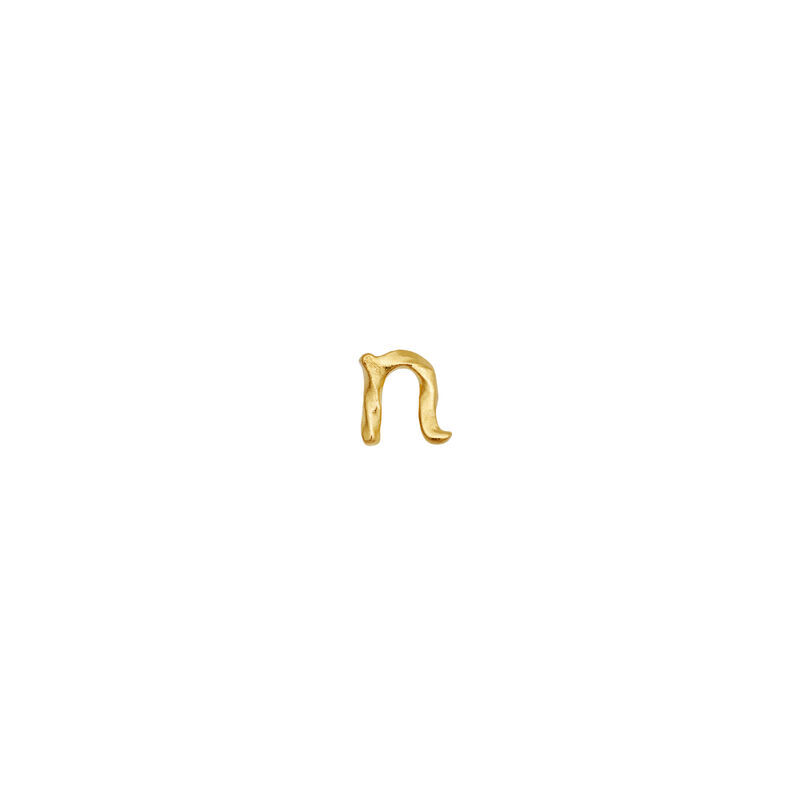 N Alphabet Single Earring