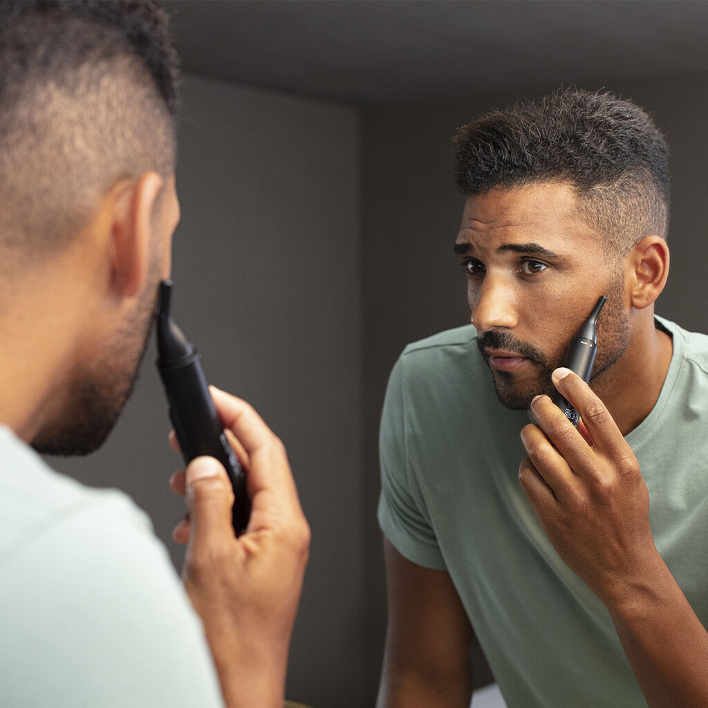 MN2X MenCare Precisionstrimmer f&ouml;r &ouml;ron, n&auml;sa och &ouml;gonbryn