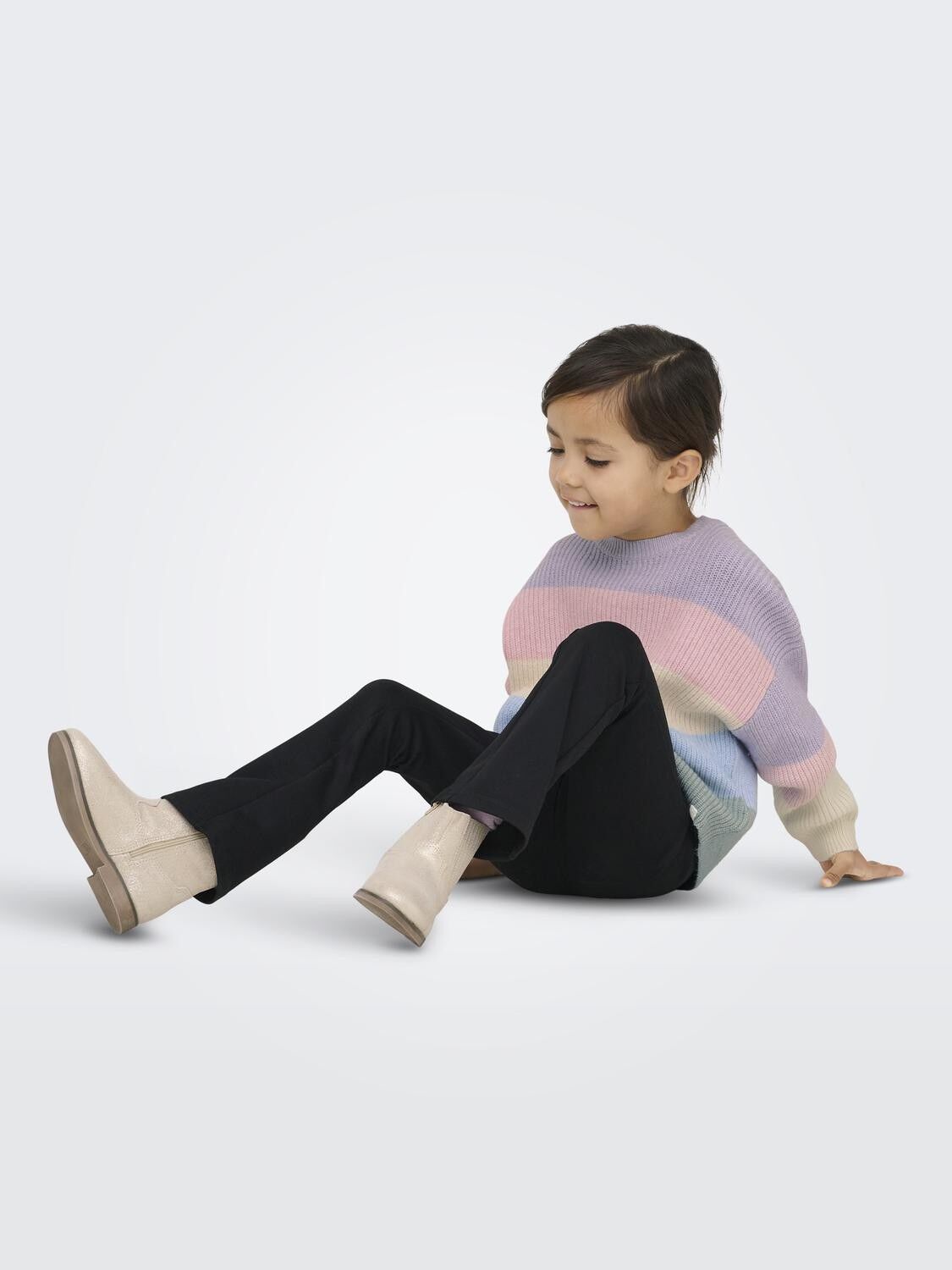 Kmgsandy L/S Stripe Pullover Knt Noos