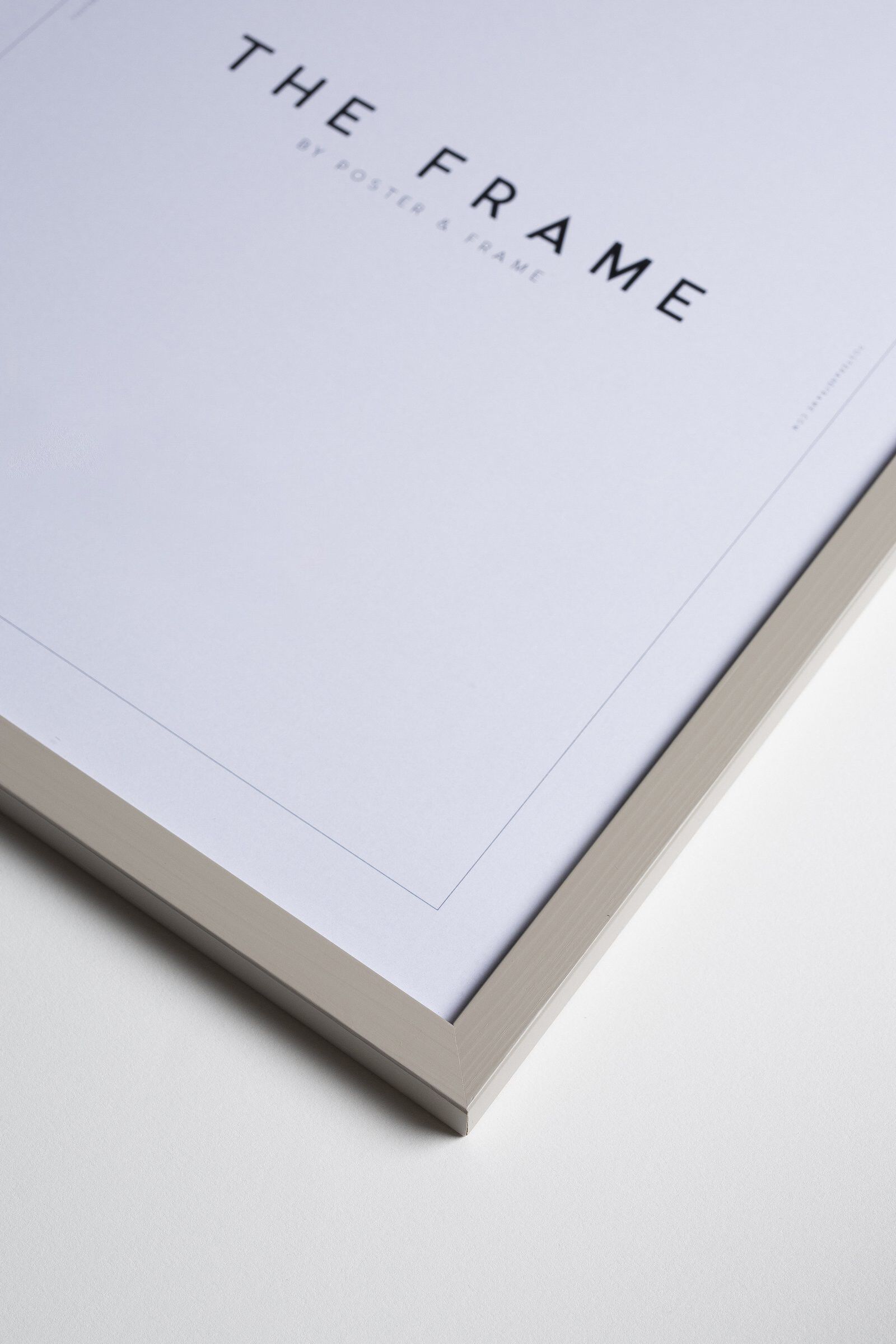 Poster&Frame - Cashemire grey wood 50x70cm