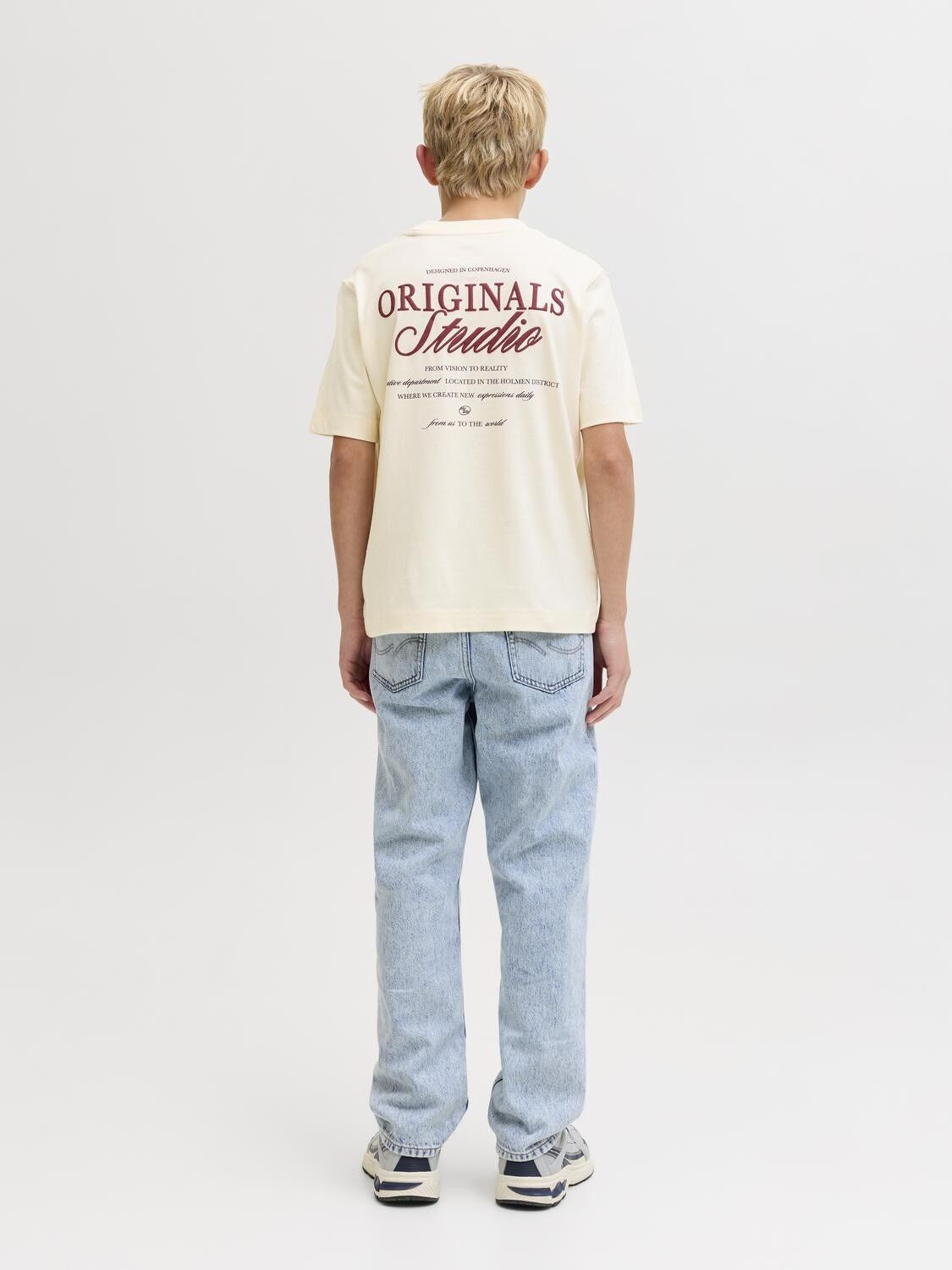 Jornorrebro Typo Tee Ss Crew Neck Sn Jnr