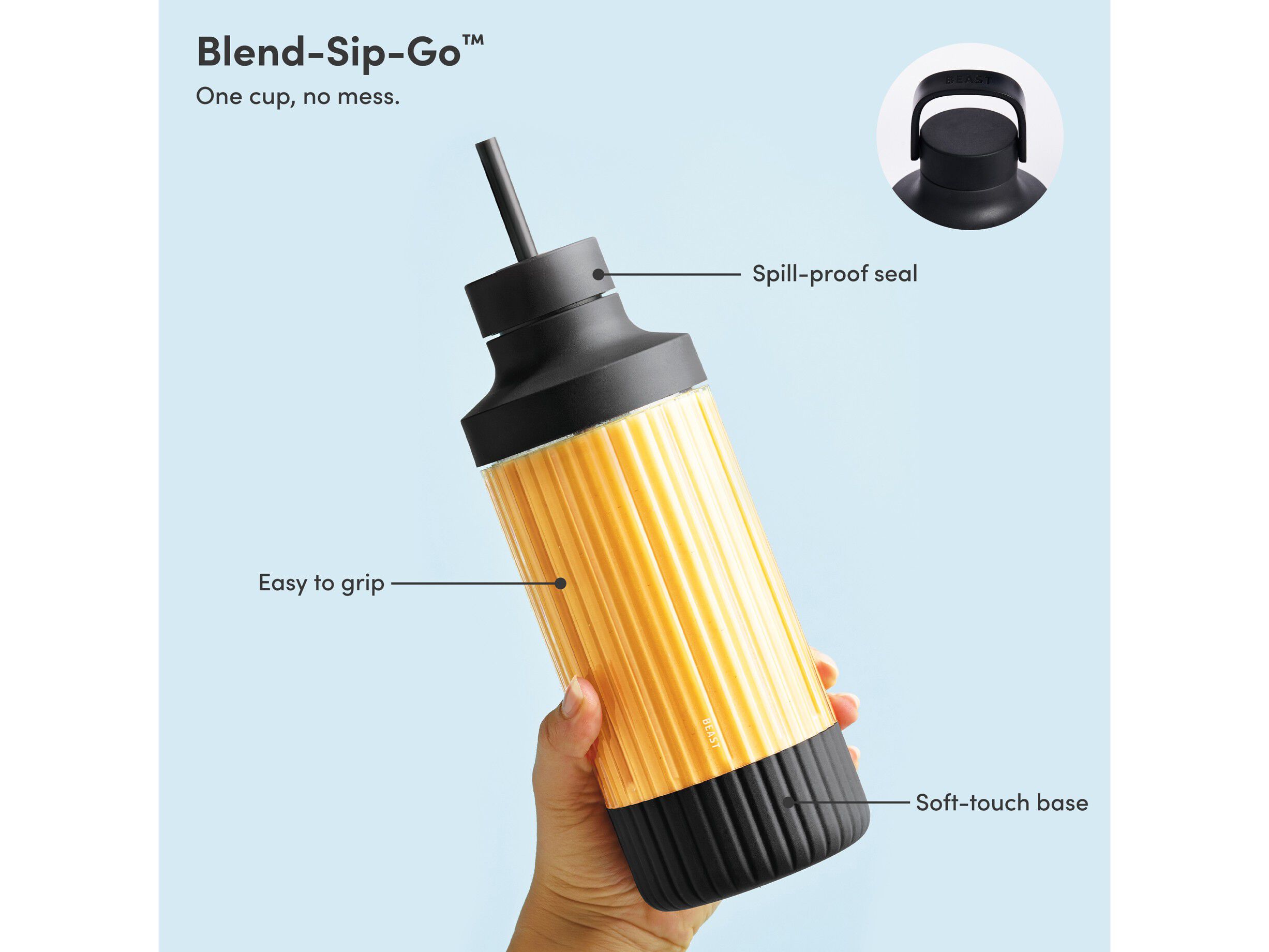 Blender Mighty Plus 850 Carbon black