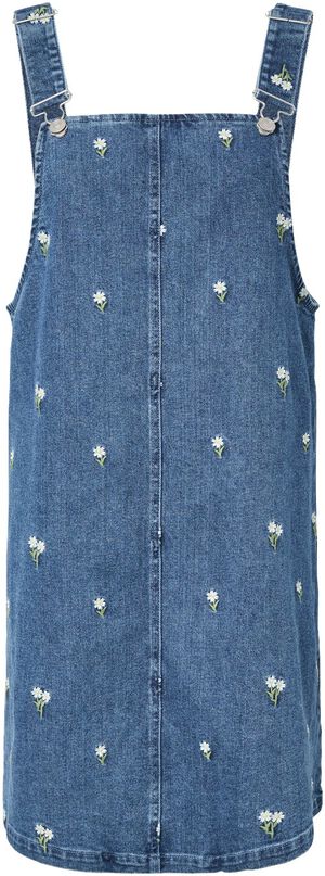 PCFLORA SL DENIM EMB SPENCER DRESS