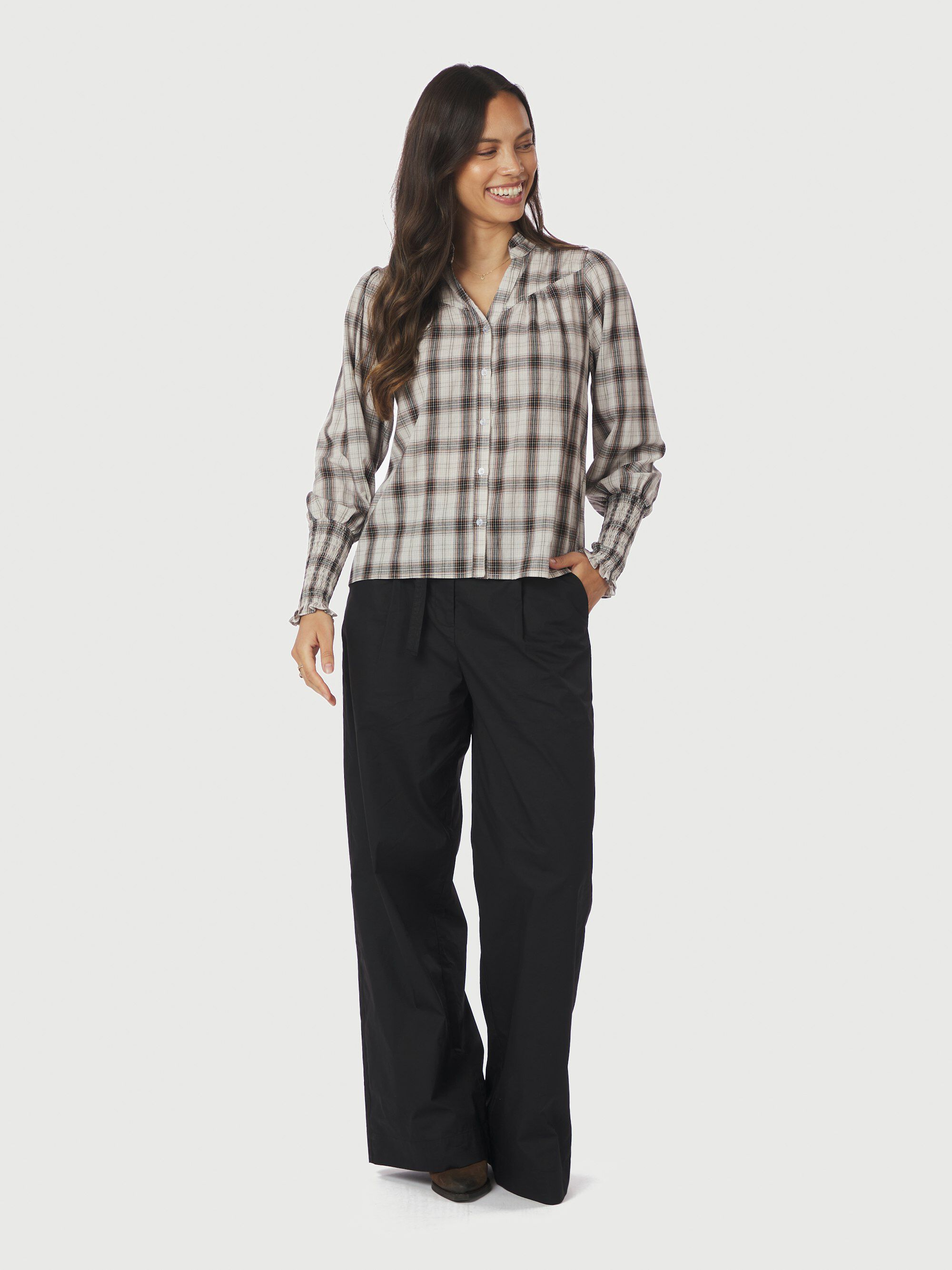 Camisa Big Check Blouse