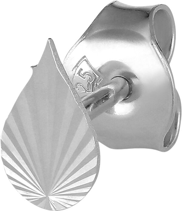 Reflection Drop Stud, Sterling silver