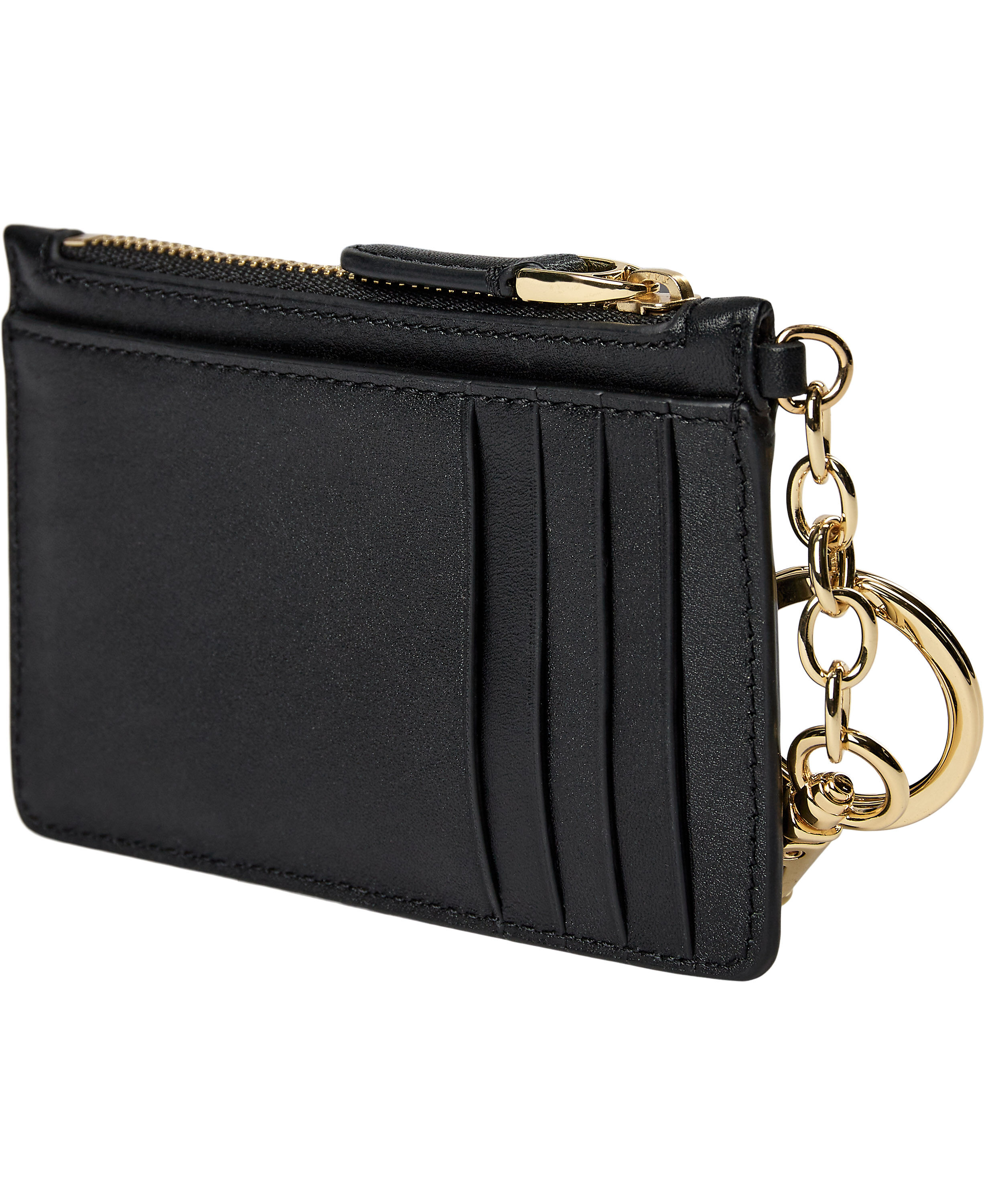 Leather Zip Card Case