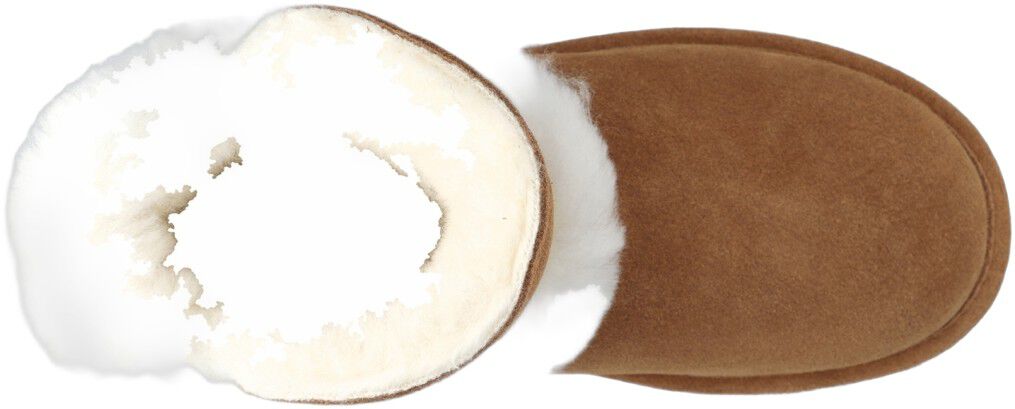 BIASNOW Flatform Fur Ankle Boot Suede