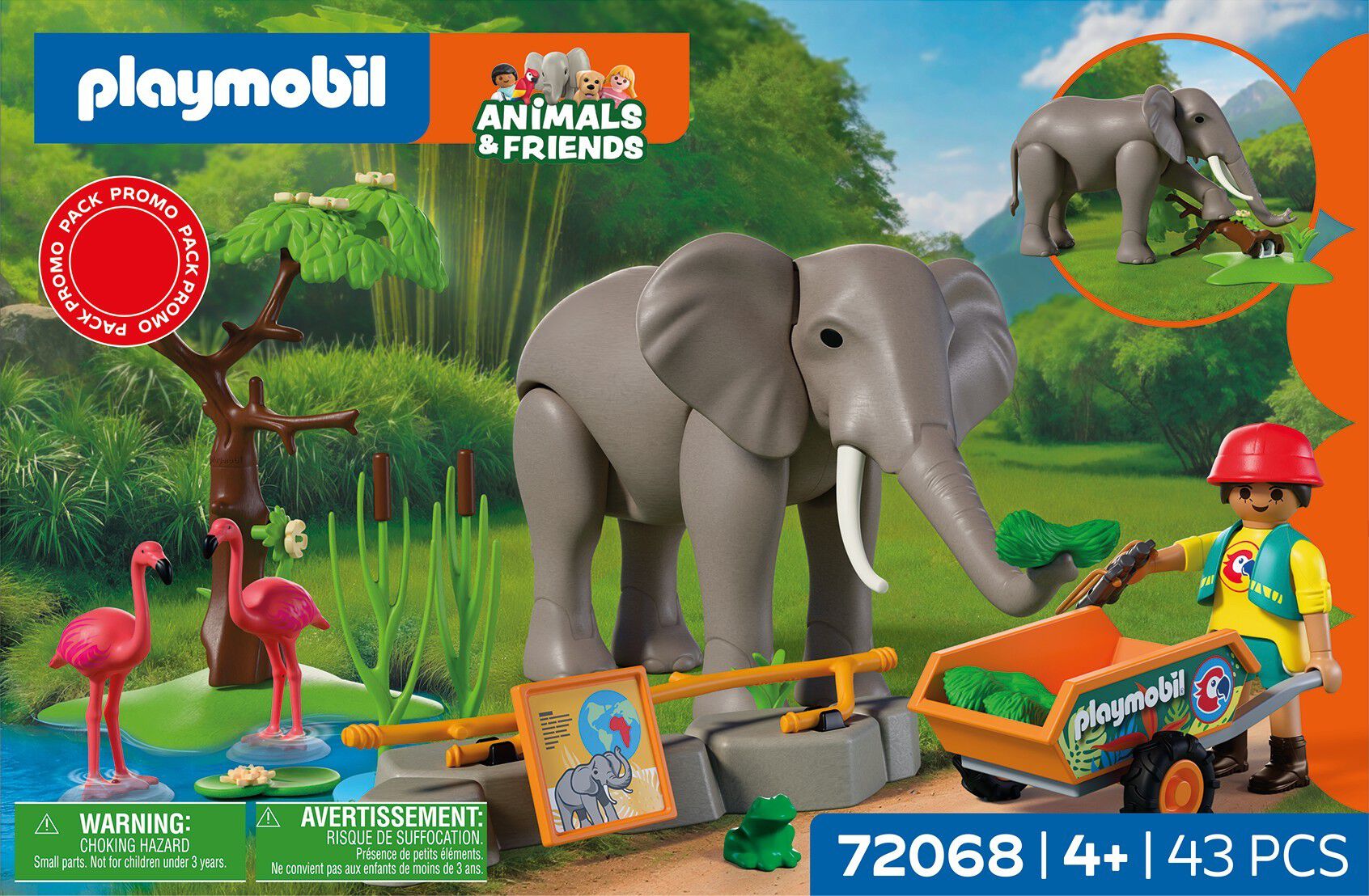 Elephant with Zookeeper