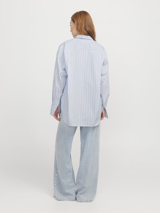 JXJAMIE LS RELAXED POPLIN SHIRT WVN