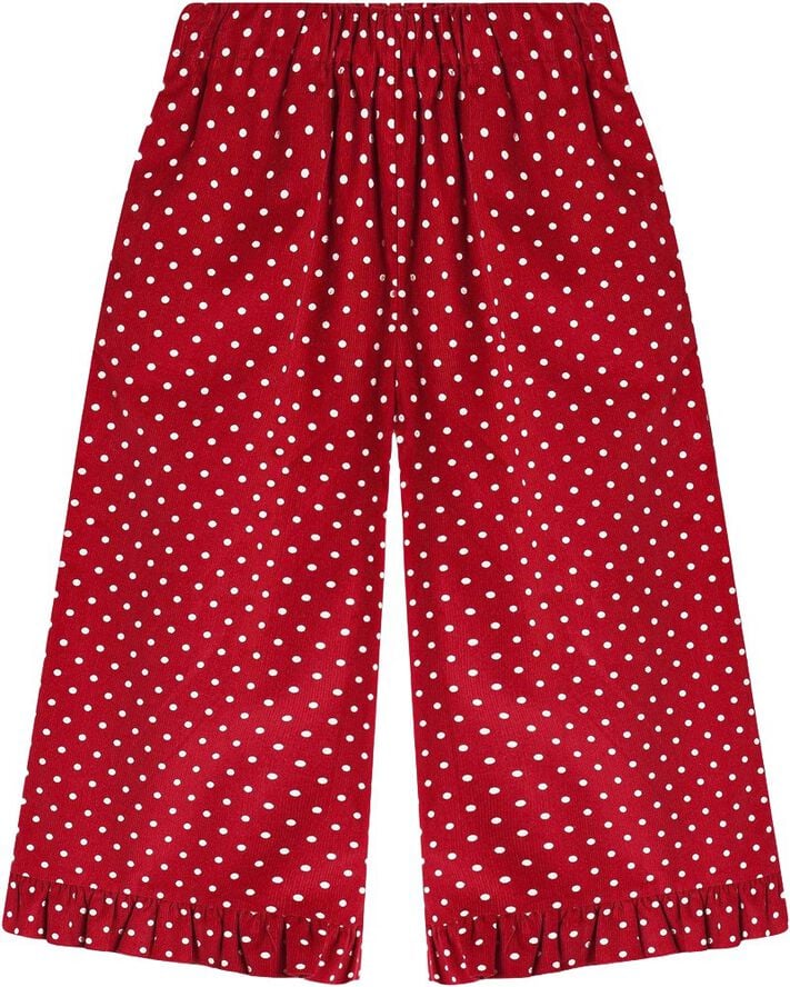DOLLY DOT RUFFLE PANT