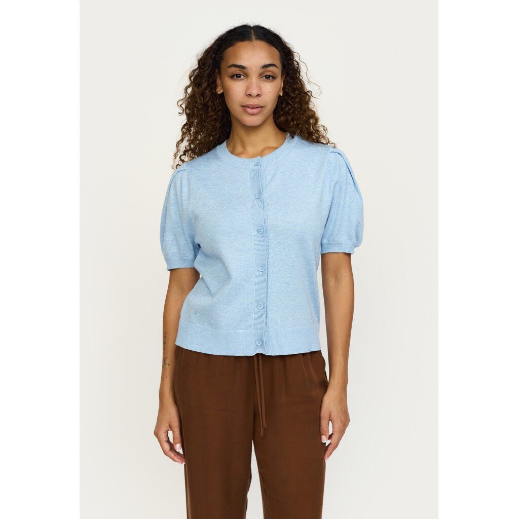 SRMarla SS O-neck Cardigan Knit