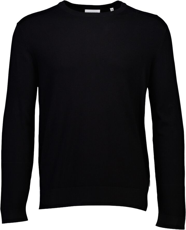 Soft viscose blend o-neck knit