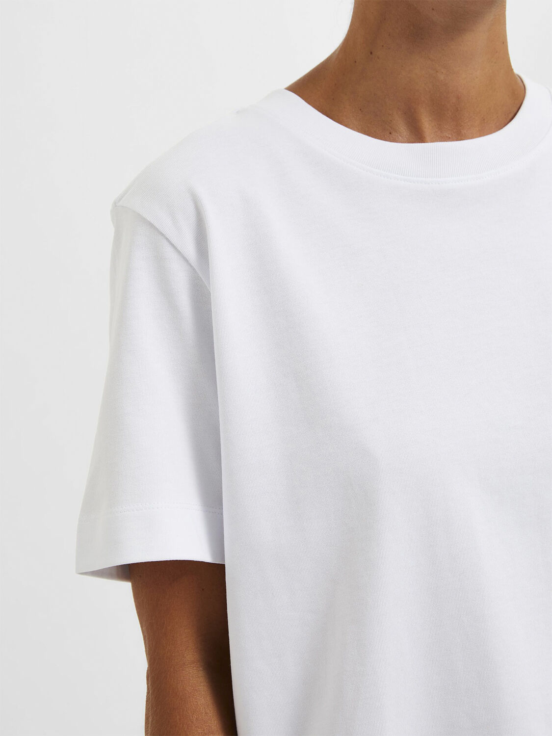 Slfessential Ss Boxy Tee Noos