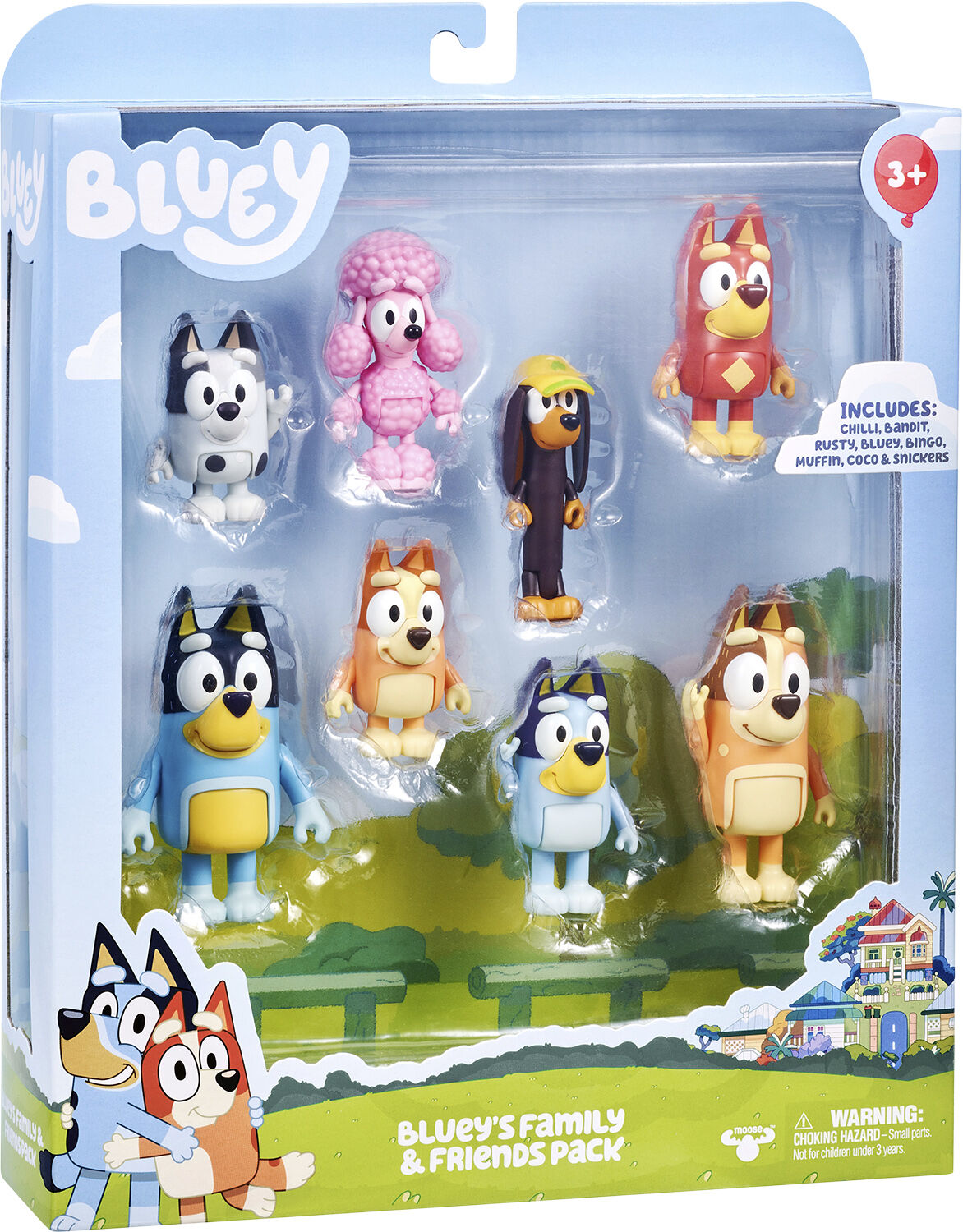 Bluey 8 pack figures