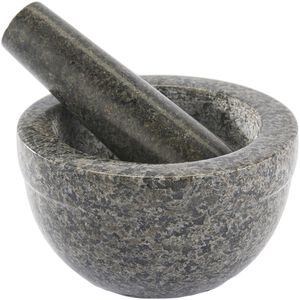Mortel 0,35 liter 14 x 8 cm Granit