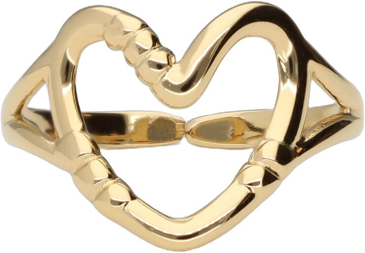 Ring heart open