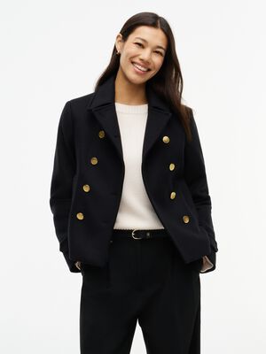 WOOL PEACOAT JACKET