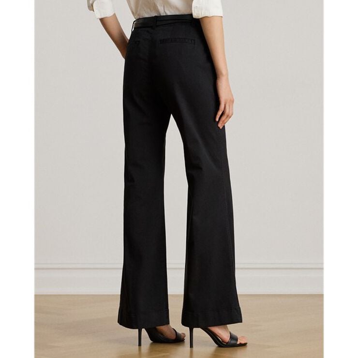 Stretch Cotton Chino Flare Pant
