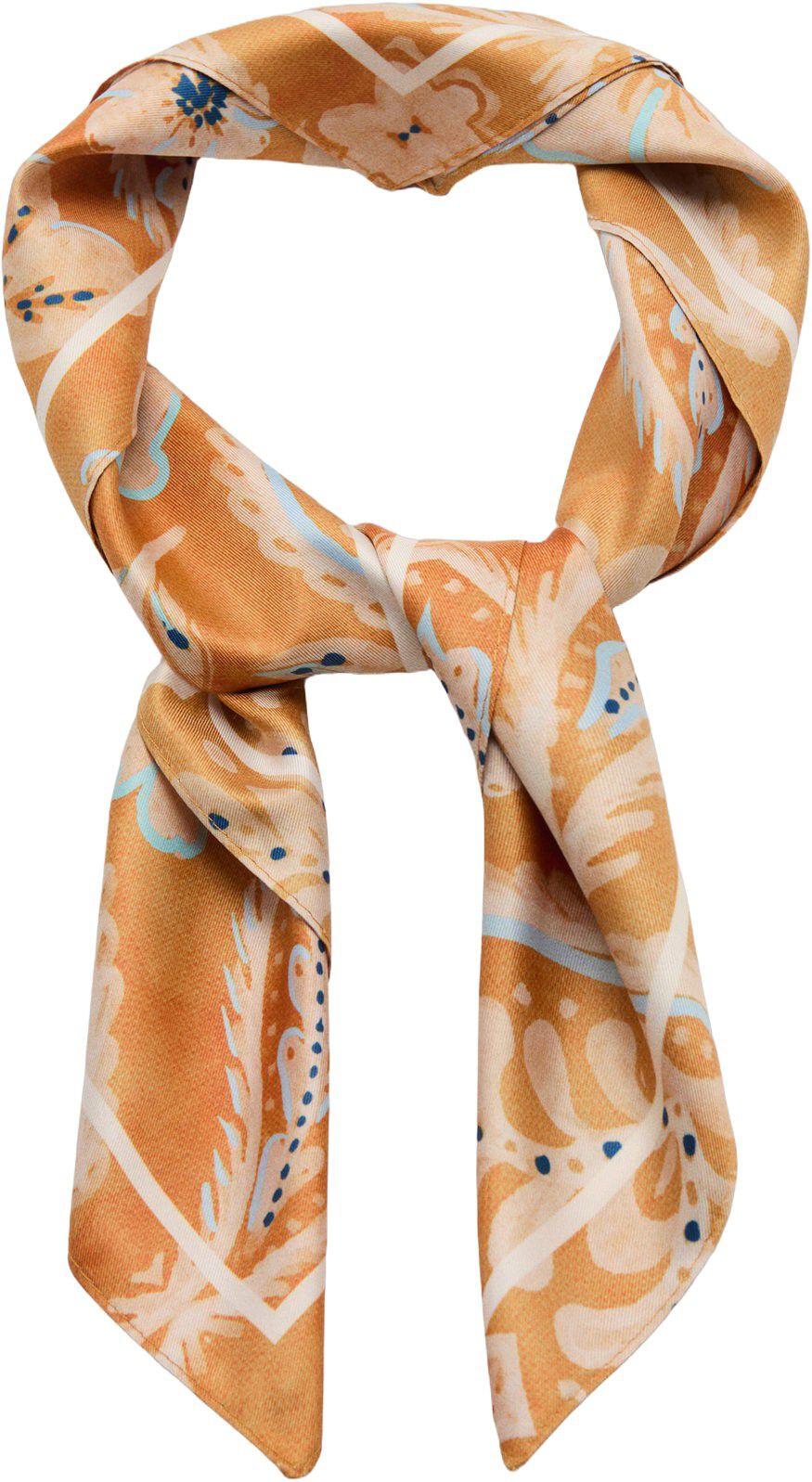 Floral print scarf
