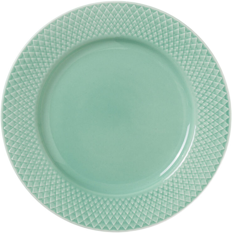Rhombe Color Frokosttallerken Ø21 cm aqua