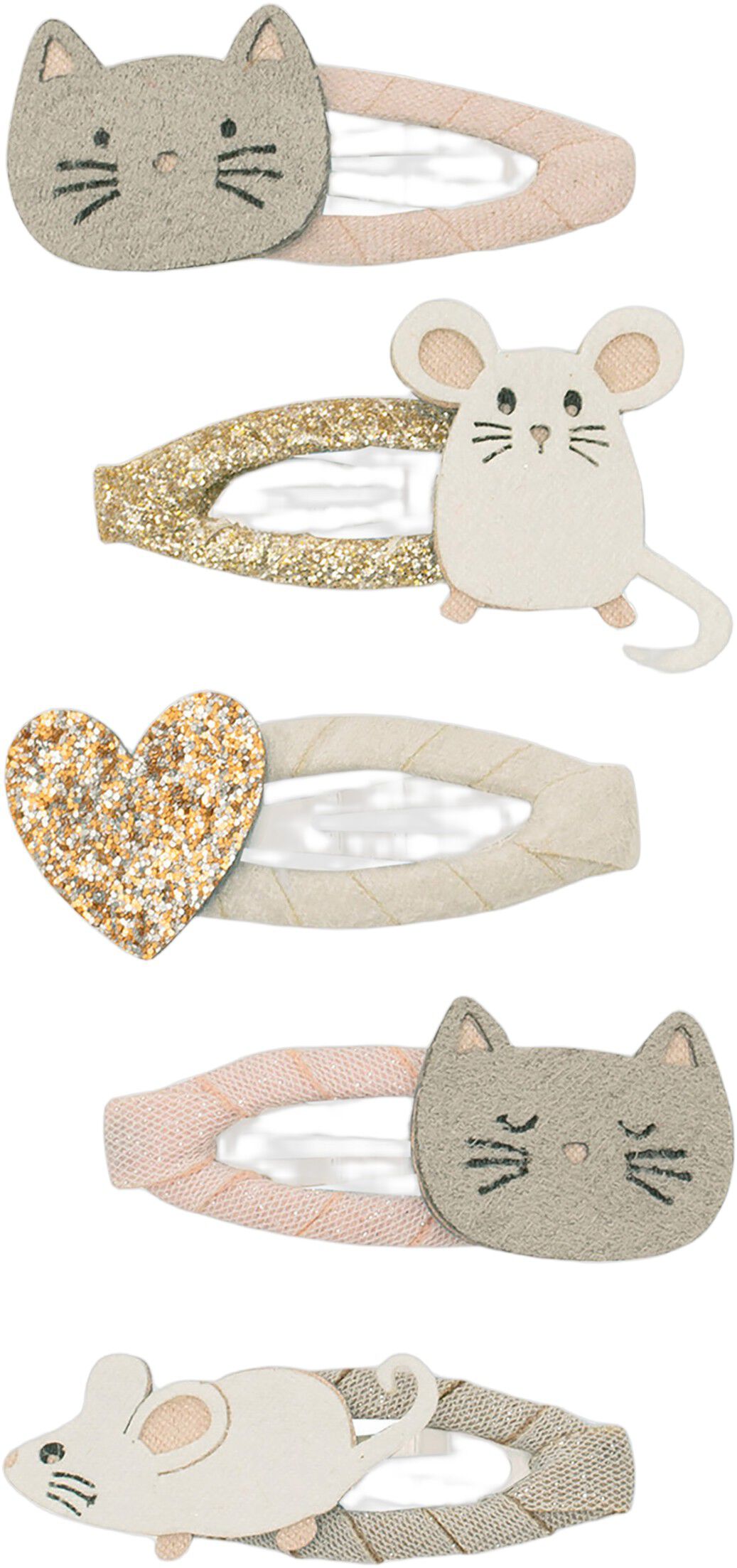 Mimi & Lula - 5 h&aring;rsp&aelig;nder - Mini Cat & Mouse Kitty