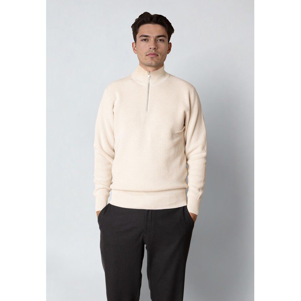 Mario half-zip knit