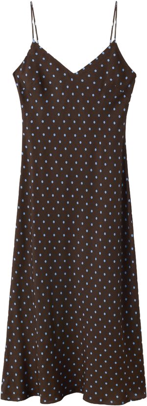 V-neck print dress