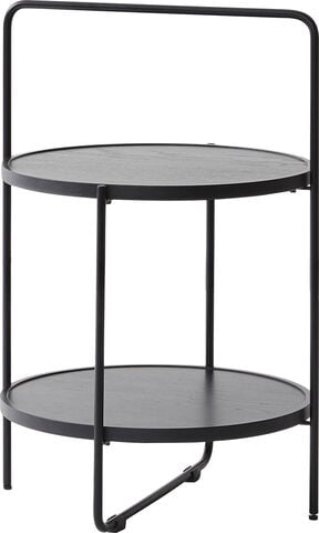 Tray table - Ø46 cm - Black frame