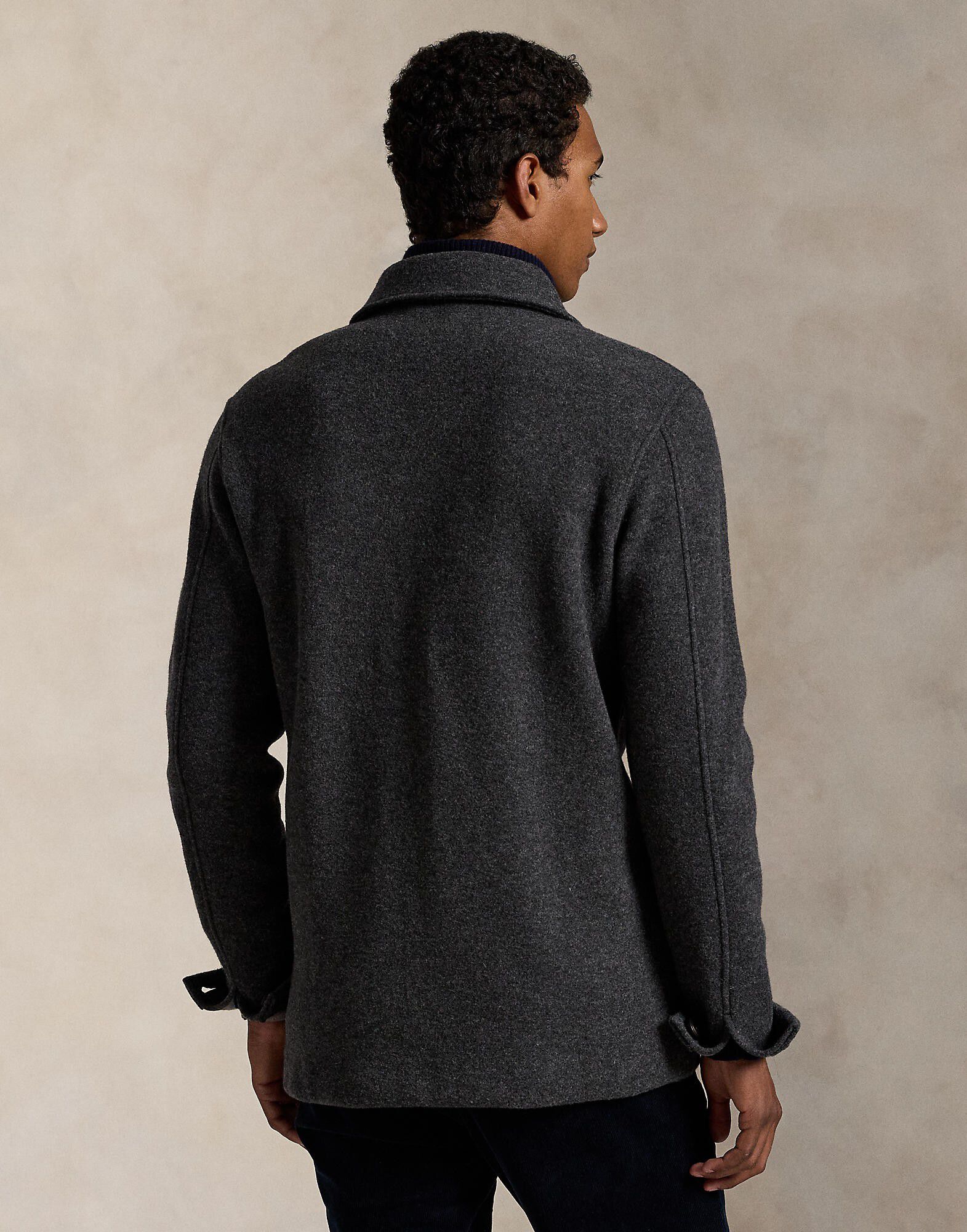 Brushed Double-Knit Utility Jacket