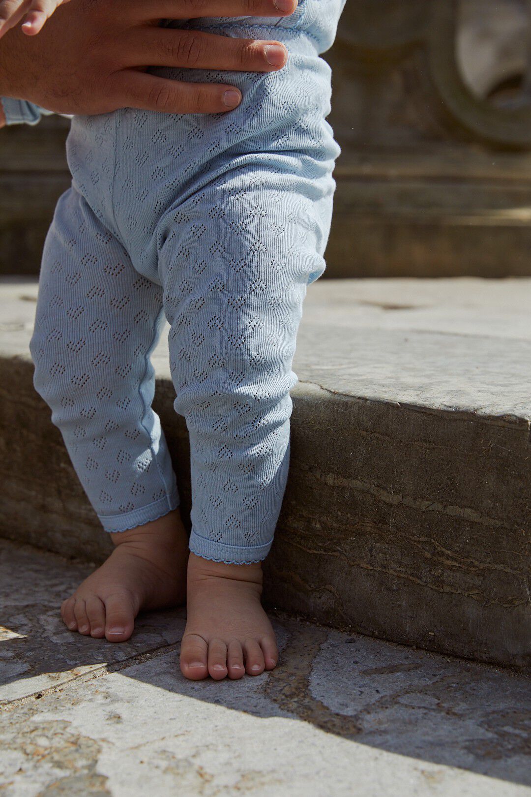 POINTELLE HEART LEGGINGS