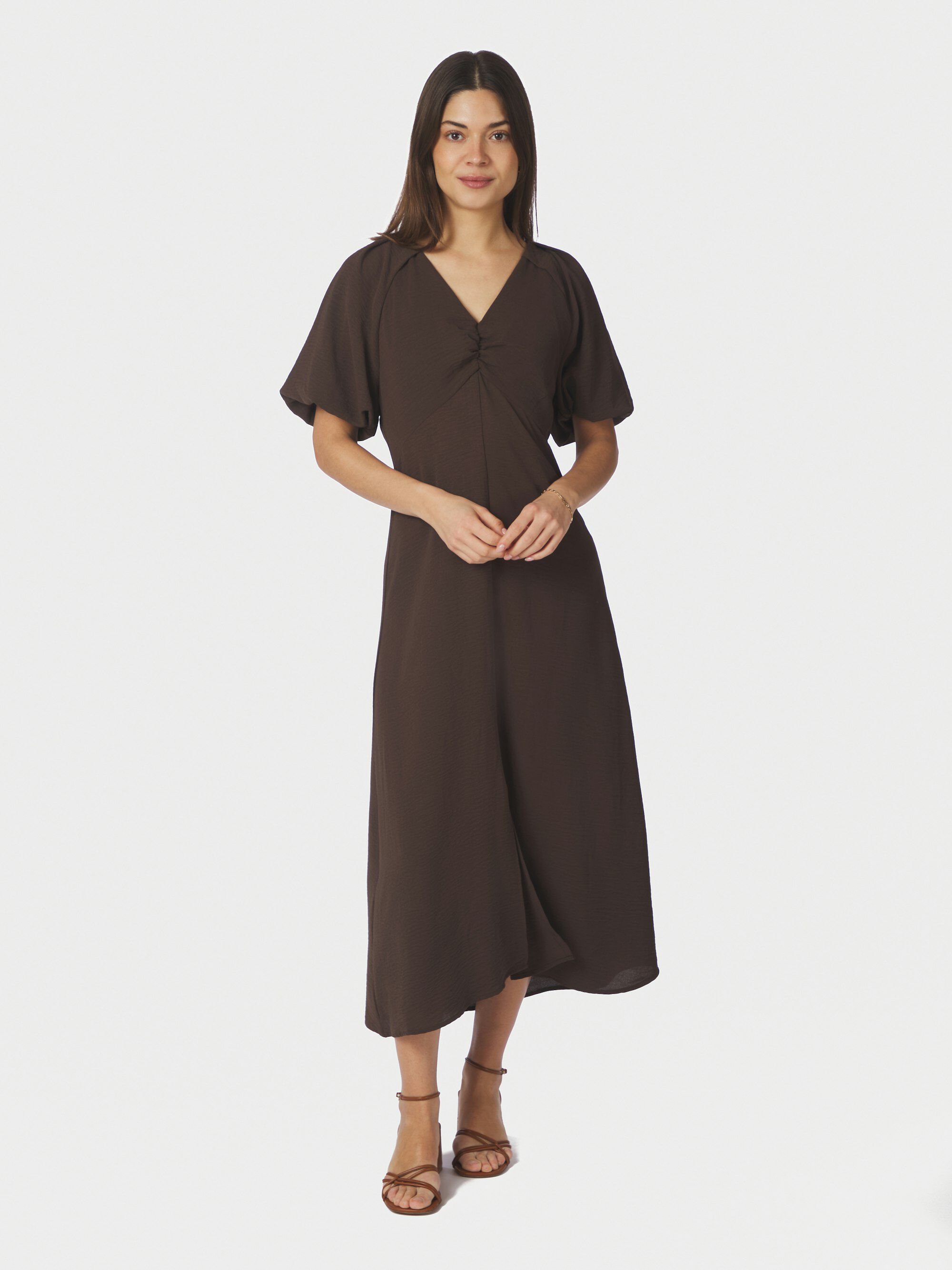 Bomba Structure Solid Dress