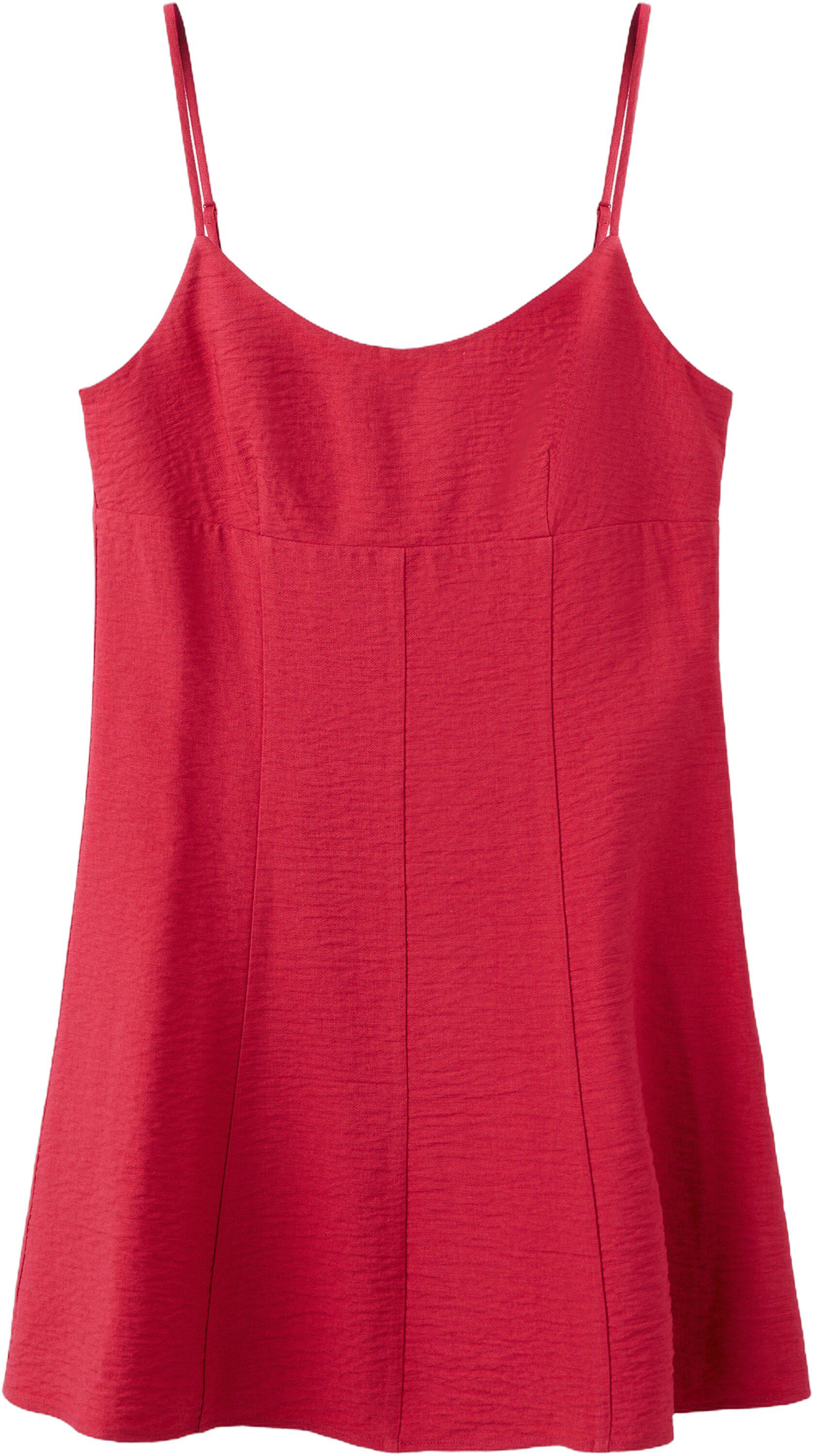 A-line crinkle effect dress