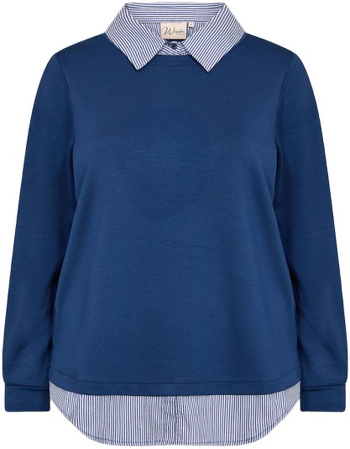 Curvy WA-SABINA 63 Sweatshirt Blå