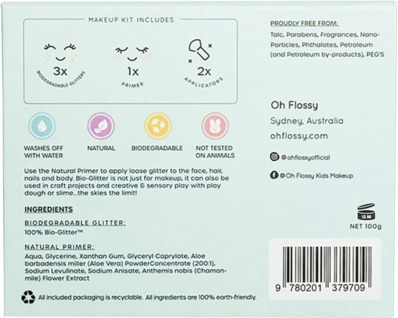 Oh Flossy - Sparkly Glitter s&aelig;t