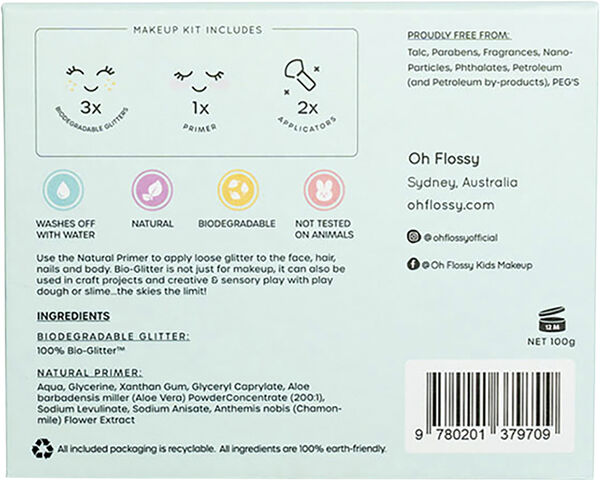 Oh Flossy - Sparkly Glitter sæt