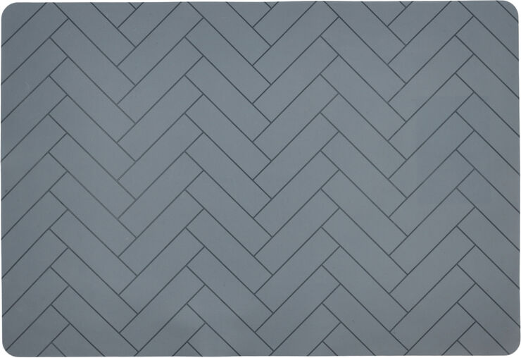 Bordstablett 33x48 Tiles China blue Silikon