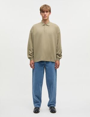 Light Terry Polo Sweat