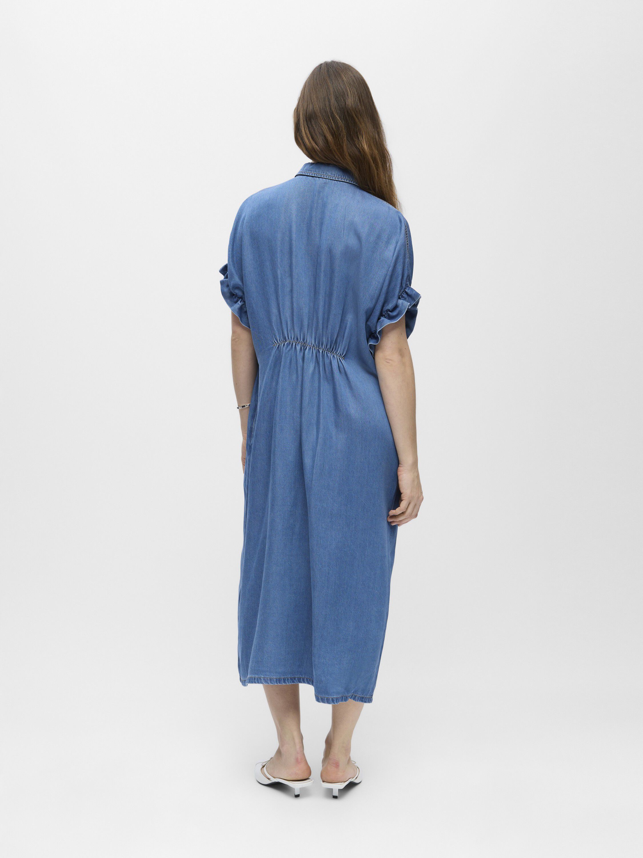 OBJFRAME TIANA 2/4 LO DENIM DRESS D