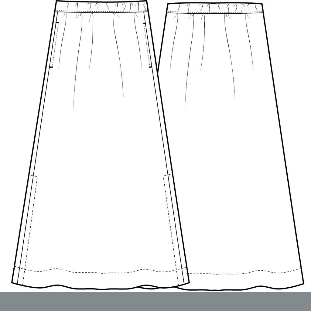 Alice Poplin Skirt GOTS