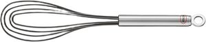 Visp flat 27 cm Stål/Silikon