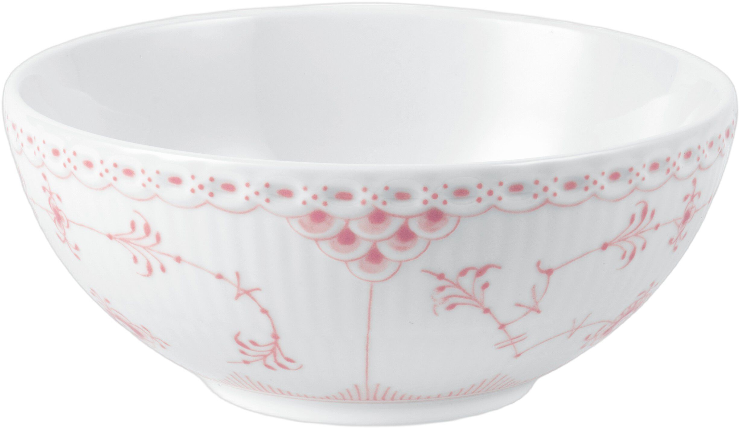 Koral Musselmalet Halvblonde sk&aring;l, 50 cl