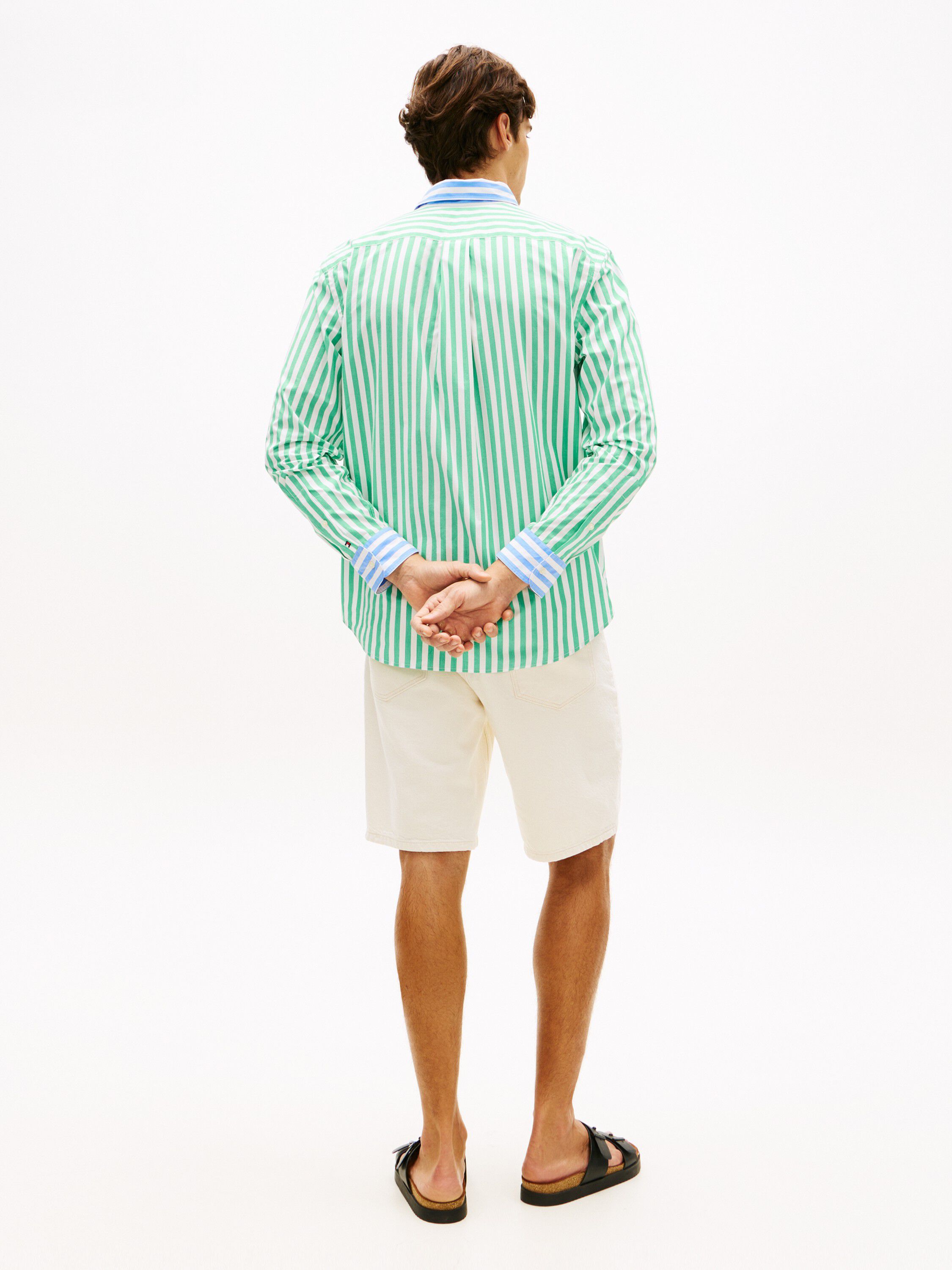 Classic Fit Logo Embroidery Paper Touch Shirt