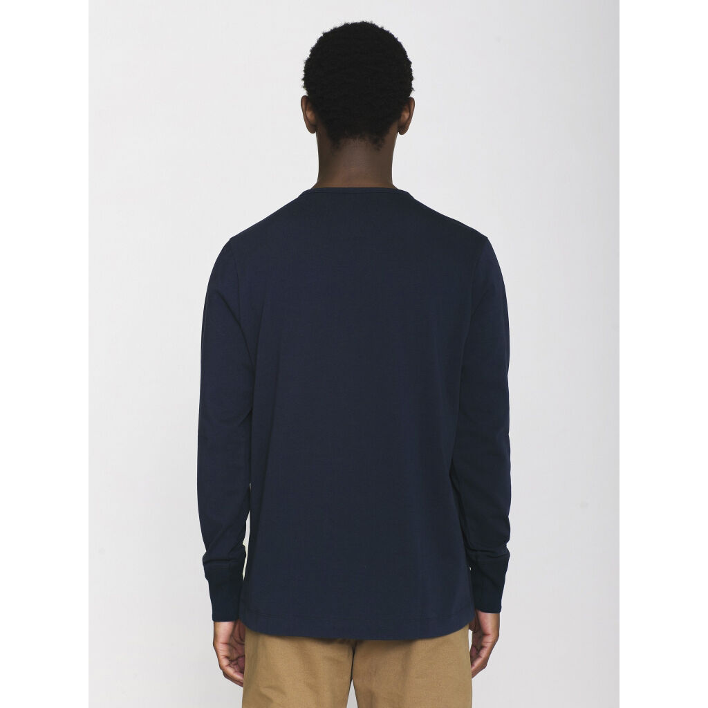 BO long sleeve henley - GOTS/Vegan
